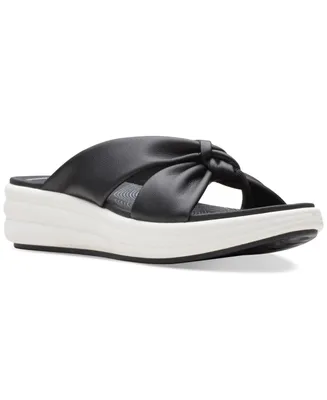 Clarks Women's Cloudsteppers Drift Ave Slip-On Wedge Sandals