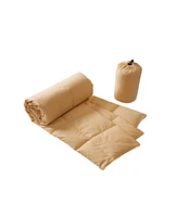 Royal Luxe Packable Down Throw with Storage Bag, 60" x 70", Exclusively at Macy's