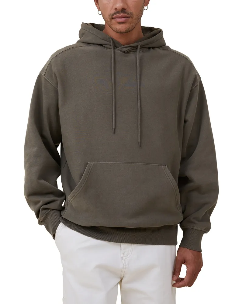 Cotton On Men's Oversized Fleece Long Sleeve Hoodie