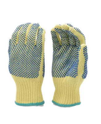 Pvc Dotted Knit Cut Resistant Work Gloves
