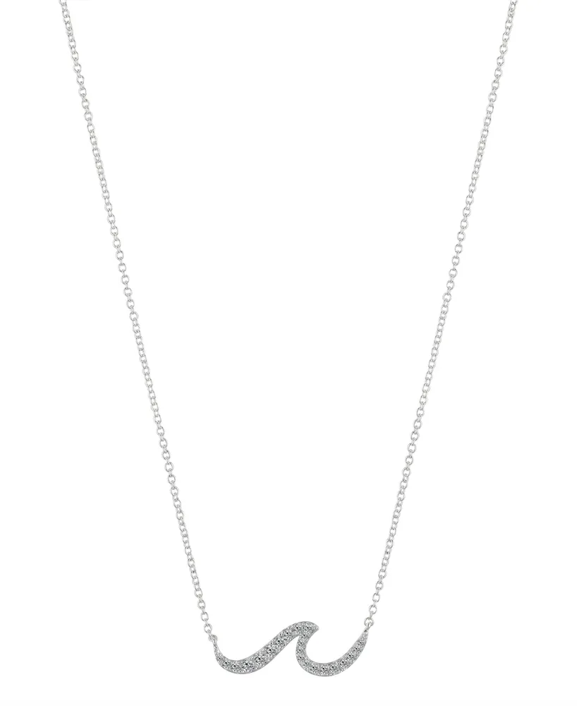 925 Sterling Silver Ocean Wave Necklace Pendant for Ladies and Kids –  Sterling Silver Fashion