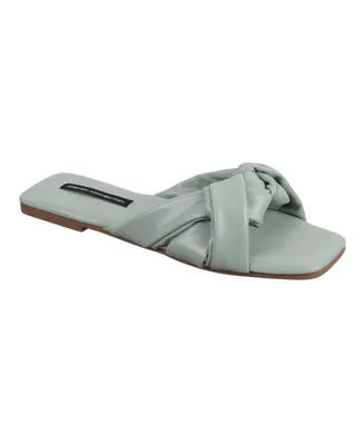 French Connection Women's Driver Flat Sandals