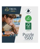 Trefl Prime 1500 Piece Puzzle- Aerial Mindblow At The End of The Road