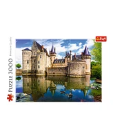 Trefl Red 3000 Piece Puzzle - Castle in Sully-sur-Loire, France