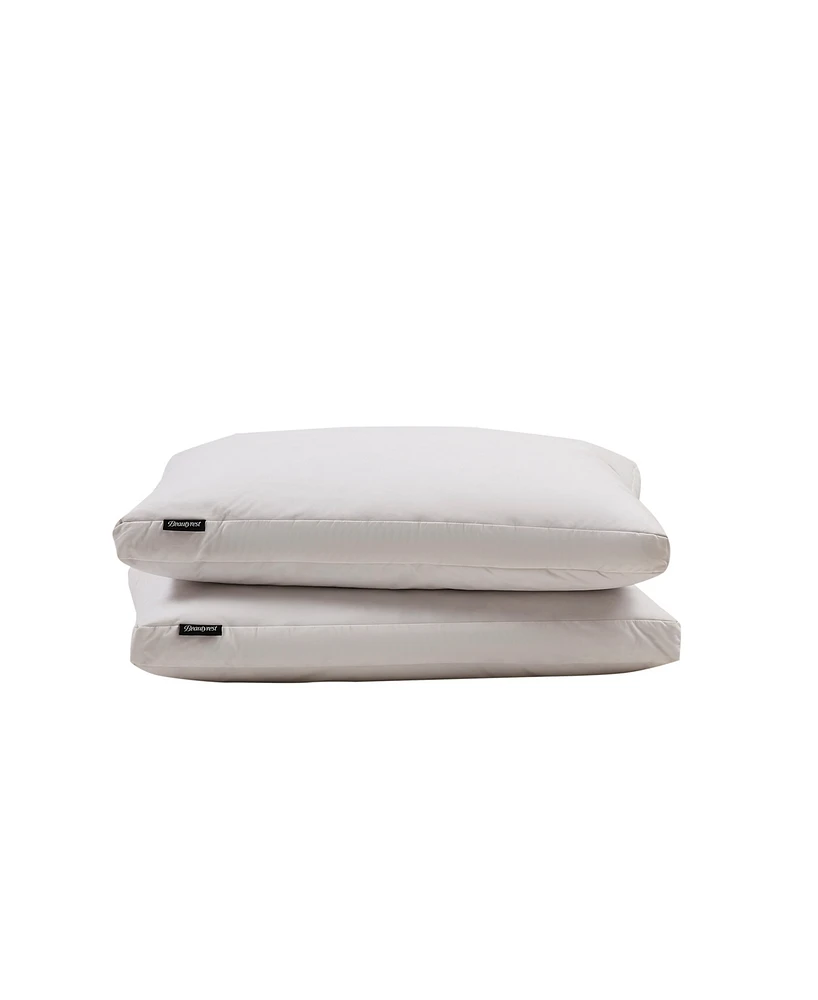 Beautyrest 2" Gussted Feather & Down Medium/Firm 2-Pack Pillow, King