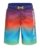 Rokka&Rolla Big Boys Quick Dry Drawstring Swim Trunks Board Shorts with Mesh Lining UPF50+ Xs-xxl