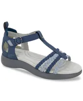 Jbu Women's Prague T-Strap Sport Sandals