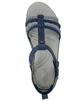 Jbu Women's Prague T-Strap Sport Sandals