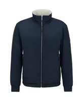Boss by Hugo Men's Water-Repellent Logo Badge Reversible Jacket
