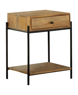 Coaster Home Furnishings 1-Drawer Accent Table with Open Shelf