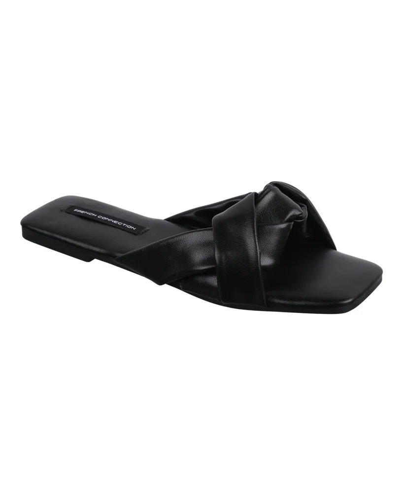 French Connection Women's Driver Flat Sandals