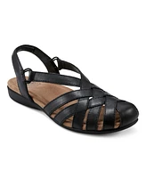 Earth Women's Berri Woven Casual Round Toe Slip-on Sandals