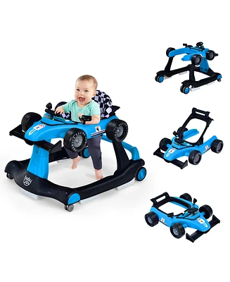 Costway Baby 4-in-1 Walker Foldable Activity Push Adjustable