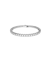 Swarovski Crystal Round Cut Matrix Tennis Bracelet