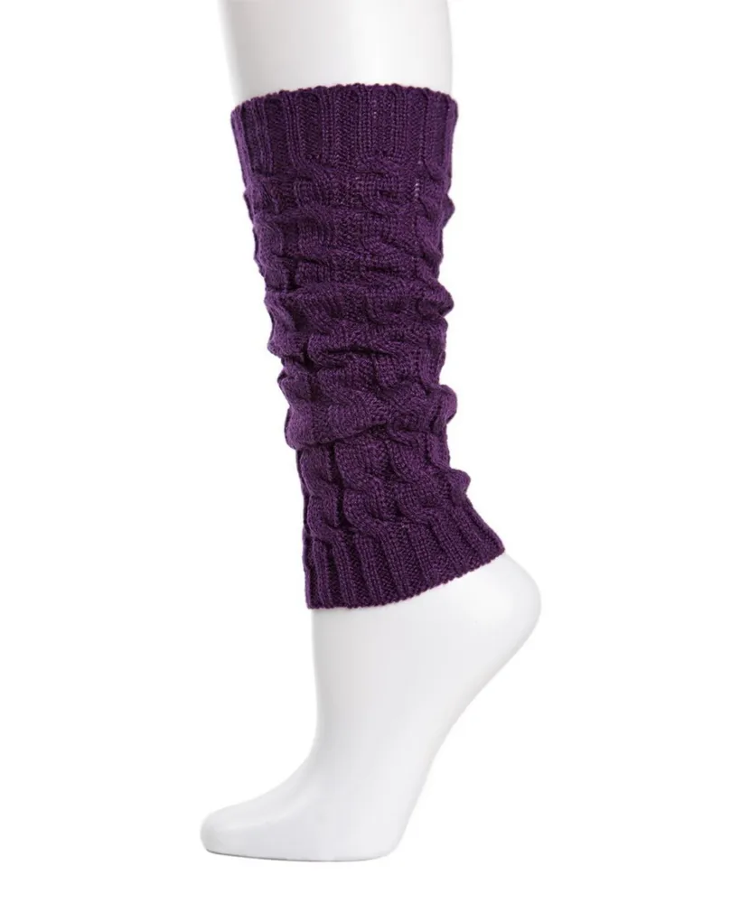 Hot Topic Pink Pom Cable Knit Leg Warmers