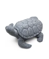 Glitzhome 22.75'' L Magnesium Oxide Turtle Garden Statue