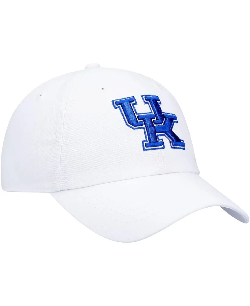 Women's '47 Brand White Kentucky Wildcats Miata Clean Up Logo Adjustable Hat