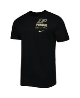 Men's Nike Black Purdue Boilermakers Team Practice Performance T-shirt