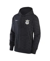 Men's Nike Black Corinthians Fleece Pullover Hoodie