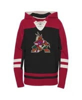 Big Boys and Girls Black Arizona Coyotes Ageless Revisited Home Lace-Up Pullover Hoodie