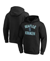 Men's Fanatics Black Seattle Kraken Big and Tall Victory Arch Pullover Hoodie