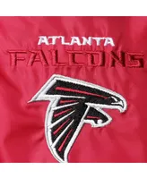 Men's Dunbrooke Red Atlanta Falcons Coaches Classic Raglan Full-Snap Windbreaker Jacket