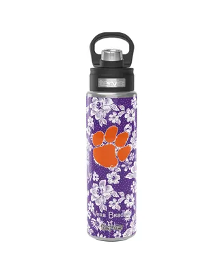 Vera Bradley x Tervis Clemson Tigers 24 Oz Wide Mouth Bottle with Deluxe Lid