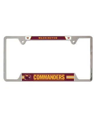 Wincraft Washington Commanders Logo Metal License Plate Frame