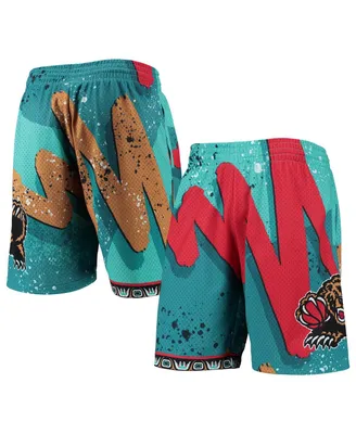 Men's Mitchell & Ness Turquoise Vancouver Grizzlies Hardwood Classics 1998 Hyper Hoops Swingman Shorts