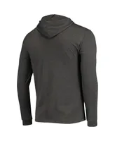 Men's Concepts Sport Red, Charcoal Utah Utes Meter Long Sleeve Hoodie T-shirt and Jogger Pants Sleep Set