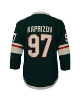 Youth Boys and Girls Kirill Kaprizov Green Minnesota Wild Home Replica Player Jersey