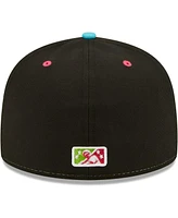 Men's New Era White, Green Alebrijes De Modesto Copa La Diversion 59FIFTY Fitted Hat