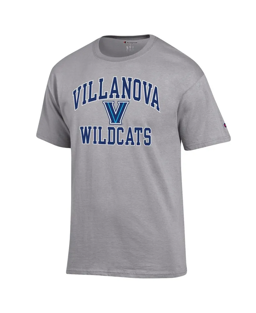 Men's Champion Heather Gray Villanova Wildcats High Motor T-shirt