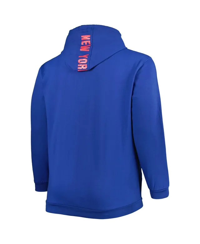 Lids New York Knicks Fanatics Branded Successful Tri-Blend Pullover Hoodie  - Blue