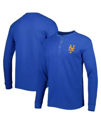 Men's Dunbrooke New York Mets Royal Maverick Long Sleeve T-shirt
