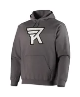 Men's Charcoal Rochester Knighthawks Solid Pullover Hoodie