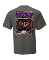 Men's Joe Gibbs Racing Team Collection Charcoal Denny Hamlin 2023 Nascar Cup Series Schedule T-shirt