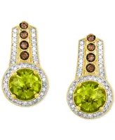 Le Vian Green Apple Peridot (3-7/8 ct. t.w.), Chocolate Diamonds (1