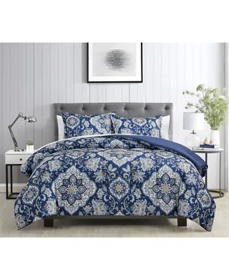 Sunham Classic Damask 3-Pc. Comforter Set, Exclusively at Macy's