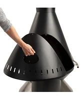 Cuisinart Coh-600 Chimenea Steel Propane Outdoor Fire Pit