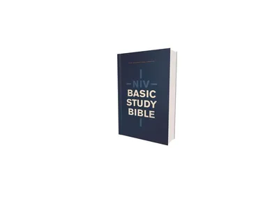 Niv, Basic Study Bible, Economy Edition, Paperback, Blue, Red Letter by Zondervan