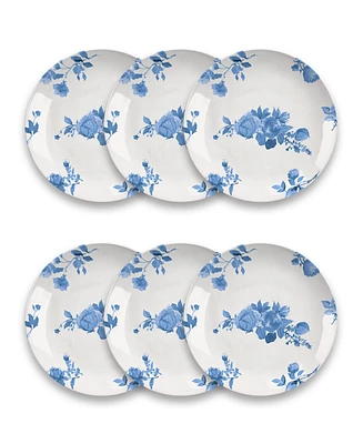 TarHong Cottage Floral Salad Plate Set of 6