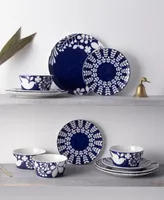 Noritake Bluefjord Set of 4 Salad Plates