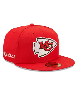 Men's New Era X Alpha Industries Red Kansas City Chiefs 59Fifty Fitted Hat