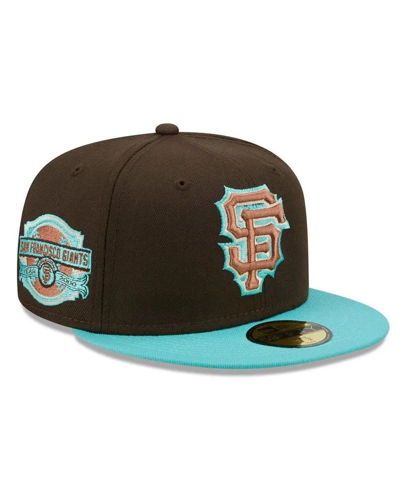 Men's New Era Brown, Mint San Francisco Giants Walnut Mint 59FIFTY Fitted Hat