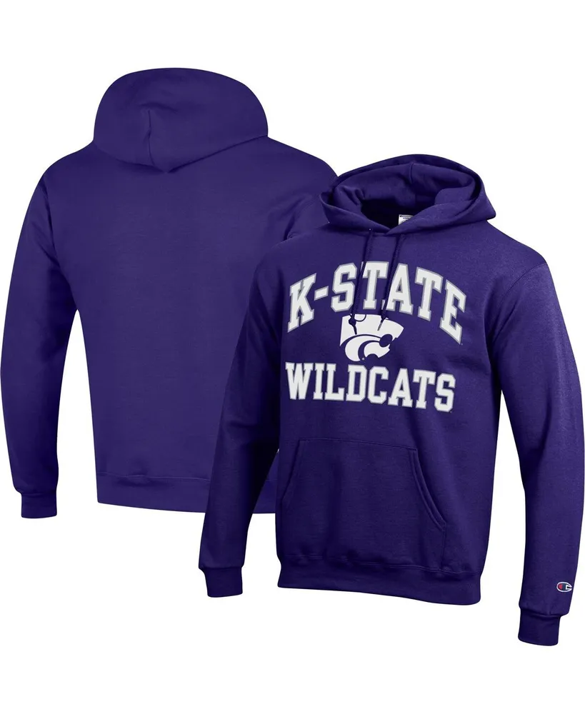 Men's Champion Purple Kansas State Wildcats High Motor Pullover Hoodie