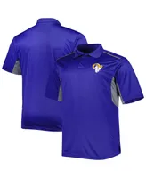 Men's Royal Los Angeles Rams Big and Tall Team Color Polo Shirt