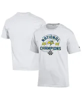 Men's Champion White South Dakota State Jackrabbits 2022 Fcs Football National Champions Locker Room T-shirt