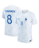 Men's Nike Aurelien Tchouameni White France National Team 2022/23 Replica Away Jersey