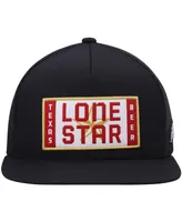 Men's Hooey Black Lone Star Logo Trucker Snapback Hat